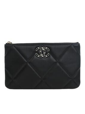 Chanel Small Lambskin 19 O Case Pouch #346371C12B